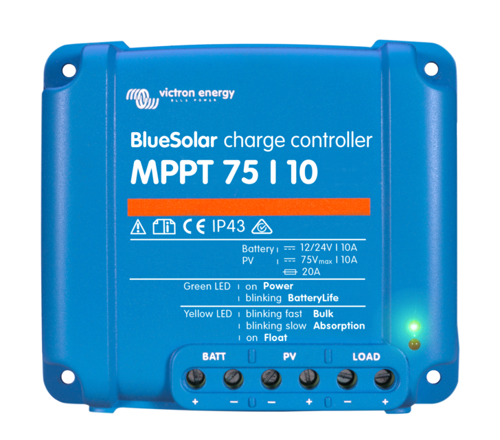 Victron BlueSolar Charge Controller - 12/24v 10A - MPPT - 75/10 